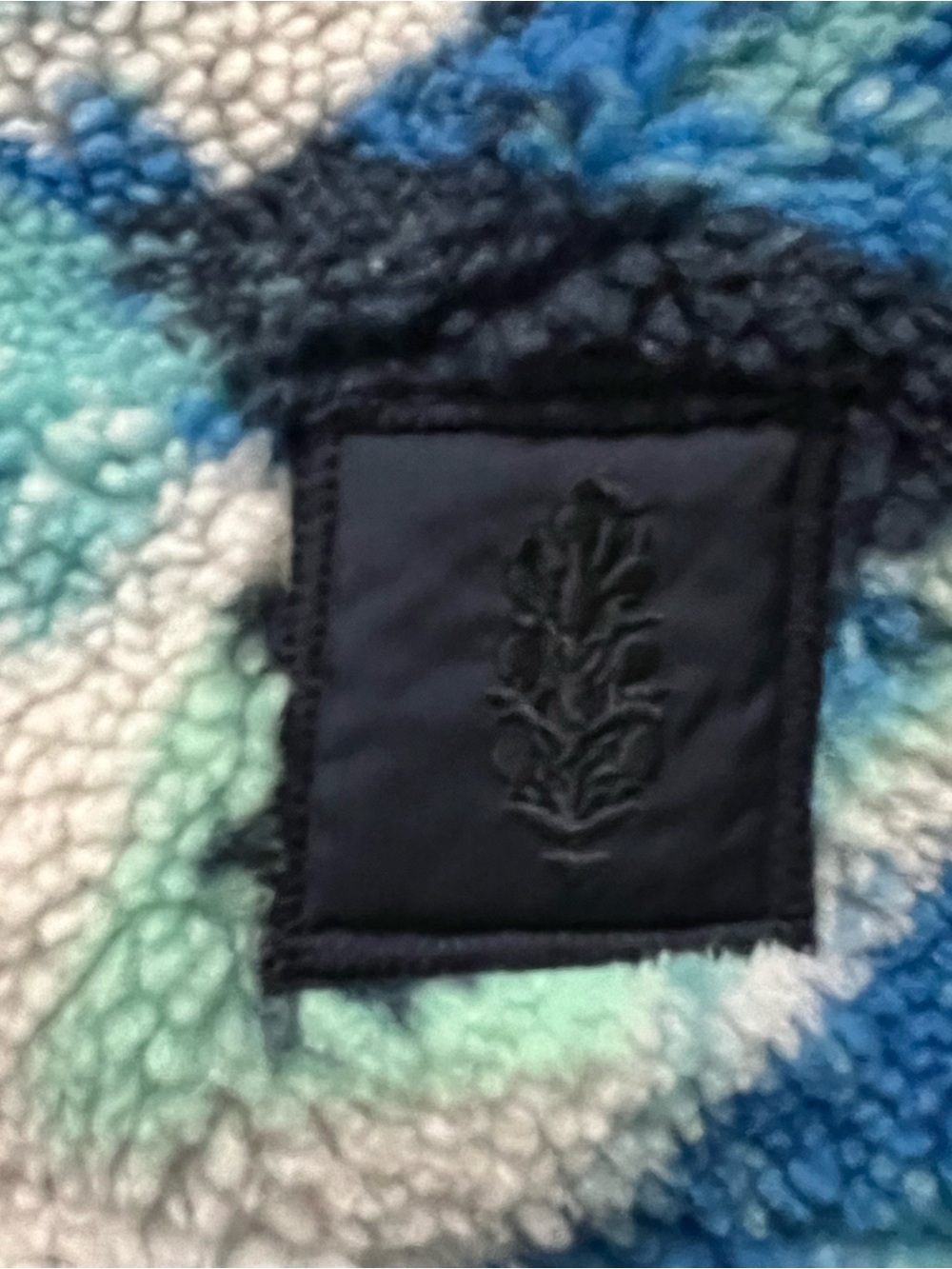 Free People FP Movement Hit The Slopes Fleece Navy Blue Snow Mountain Medium - Picture 8 of 15